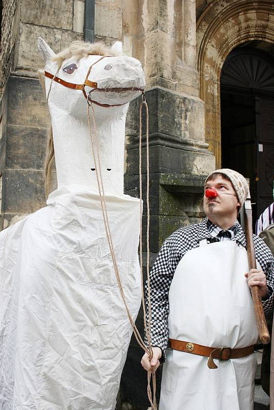 Masopustní průvod v Lounech