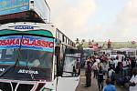 Autobusové nádraží v Dar es Salaam, bývalém hlavním městě Tanzanie