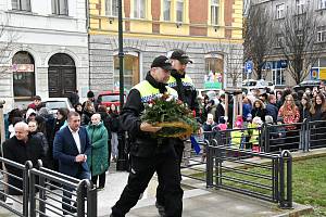 Vzpomínka na T. G. Masaryka v Lounech.