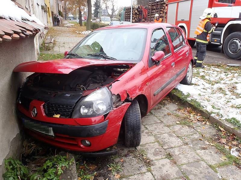 Havárie osobního automobilu v Radíčevsi