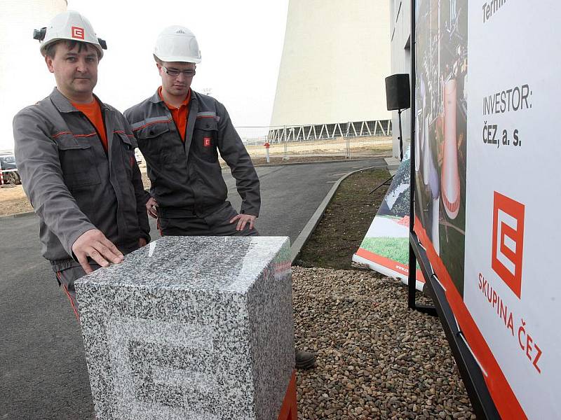 Slavnostní zahájení stavby nového paroplynového zdroje Elektrárny Počerady