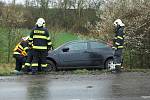 Dopravní nehoda u Trnovan na Žatecku ve čtvrtek 31. března