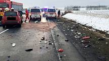 18. únor 2021. Tragická nehoda u nájezdu na obchvat Sulce nedaleko Toužetína.