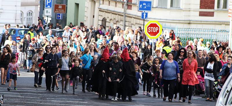 Tradiční pálení čarodějnic v Žatci, 2016.