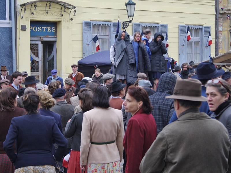 Francouzský štáb v těchto dnech v Žatci natáčí snímek Pytlík kuliček.