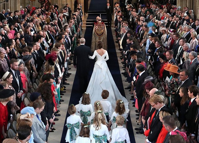 Na svatbě princezny Eugenie se sešla spousta slavných hostů.