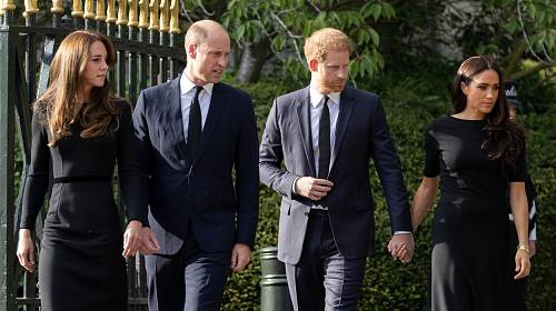 Princ Harry, princ William, Kate Middleton, Meghan Markle