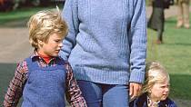 Anne Mountbatten-Windsor se svými dětmi.