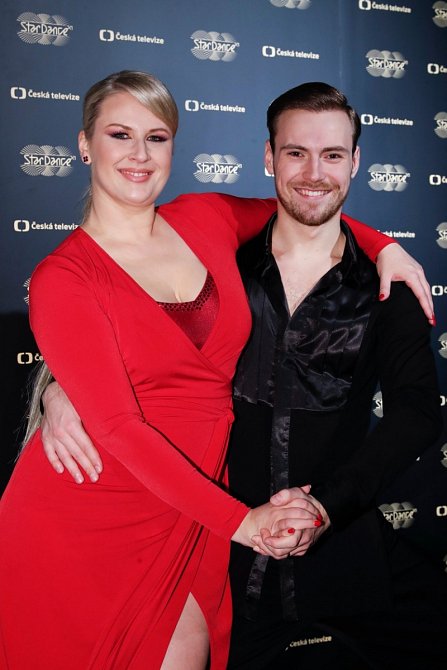 Tereza Černochová poděkovala svému tanečnímu partnerovi Dominiku Vodičkovi