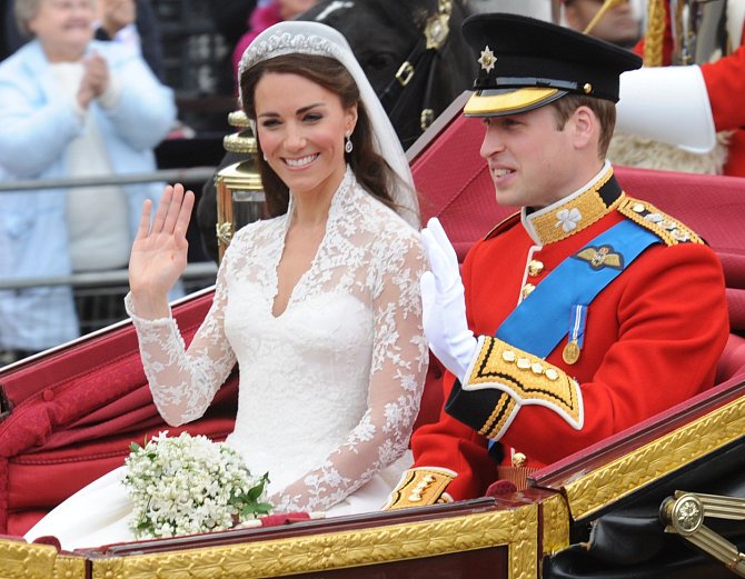 Kate Middleton a princ William se brali 29. dubna 2011. 