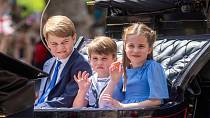 Princ Louis, princ George a princezna Charlotte