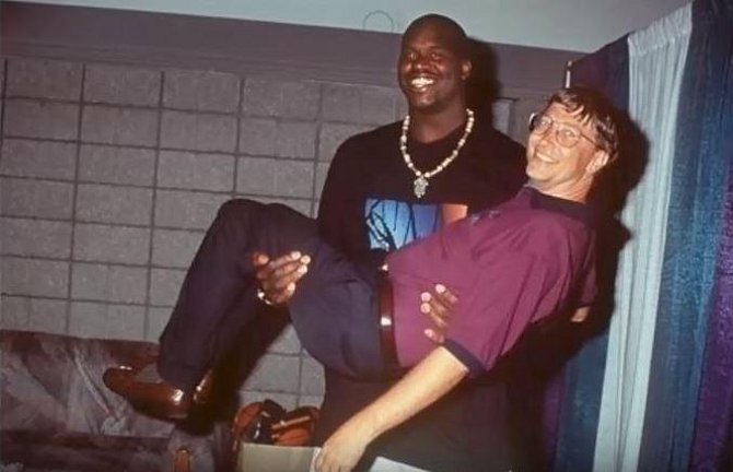 Shaquille O´Neal a Bill Gattes