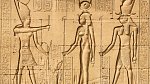 Egypt - znázornění Kleopatry (uprostřed)