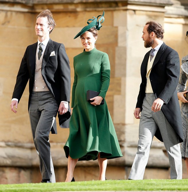 Pippa Middleton s manželem a bratrem.