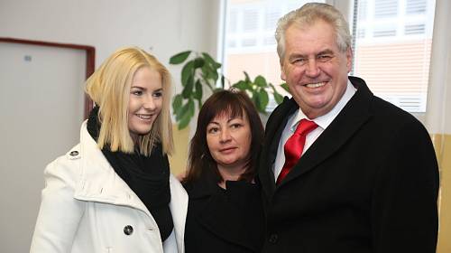 Kateřina Zemanová s rodiči