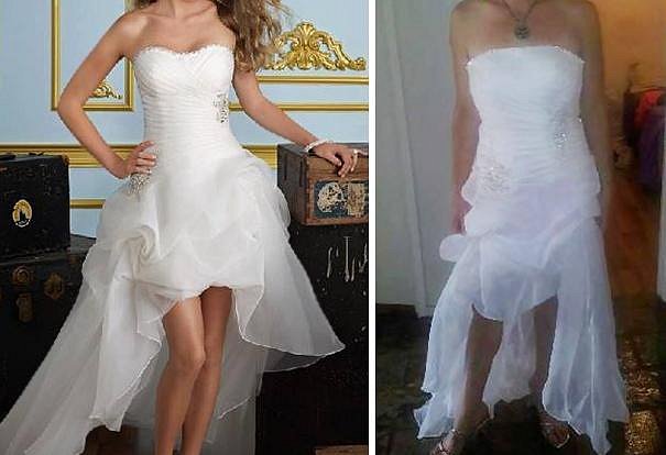 Svatební šaty: Reklama versus realita