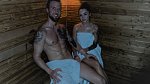 Ondřej Bábor a jeho snoubenka se potili v sauně