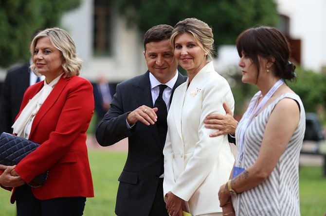 Olena Zelenska a Volodomyr Zelenskyj jsou spolu bezmála 20 let. 