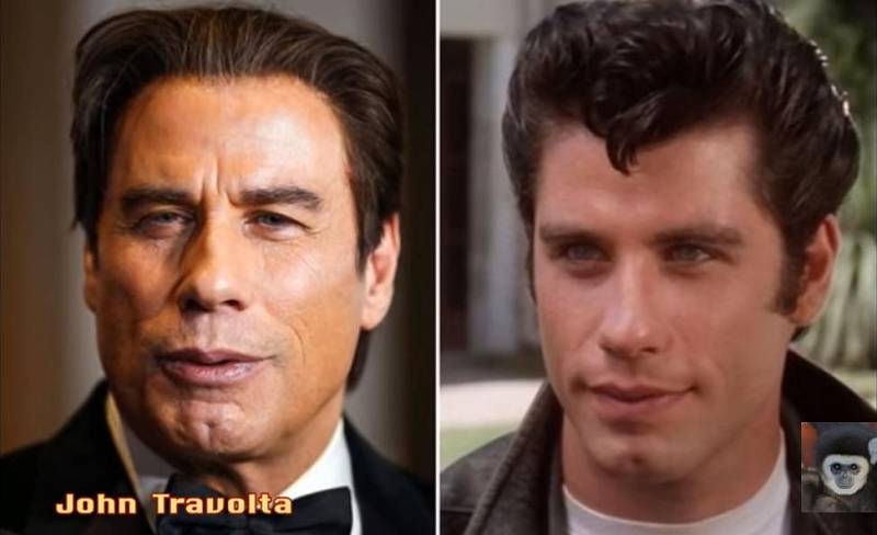 John Travolta coby Danny Zuko