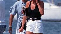 Diana se svým přítelem řeckým miliardářem Dodim al Fayedem