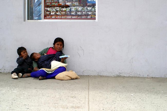 Ilustrační foto - Žena s dítětem v Mexiku