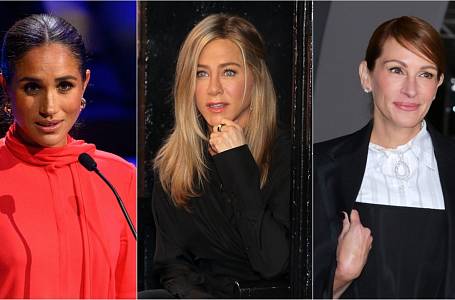 Meghan Markle, Jennifer Aniston a Julia Roberts