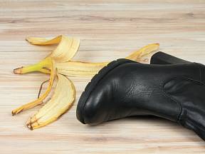 Slupky od banánu můžeme použít i jako leštidlo na boty.