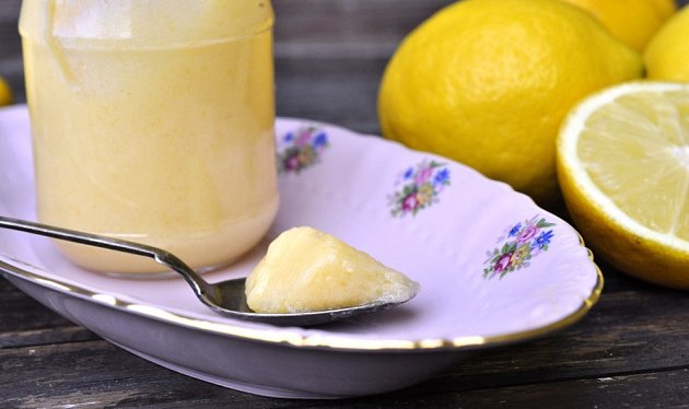 Lemon curd, lahodný citronový krém.