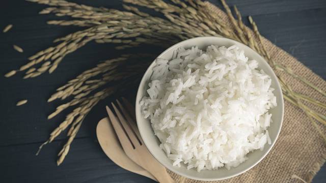 uvařená rýže basmati