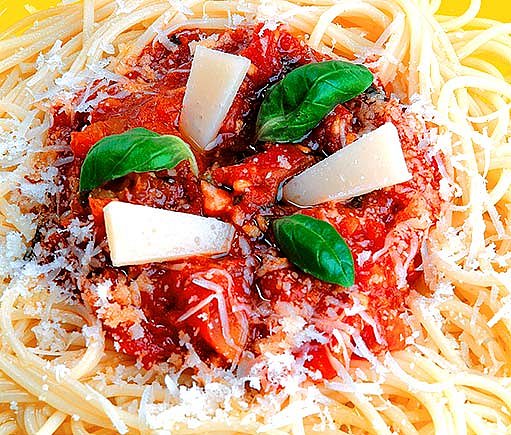 sicilské špagety