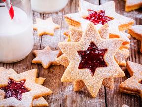 Linecké cukroví je českou vánoční klasikou.