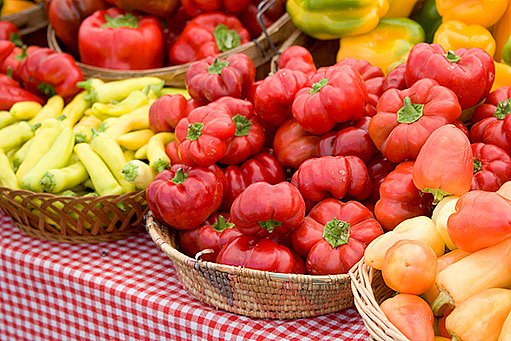 různé odrůdy paprik