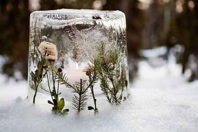 Led dokáže s vaší malou pomocí vyčarovat kouzlené lucerny na zahradu. 