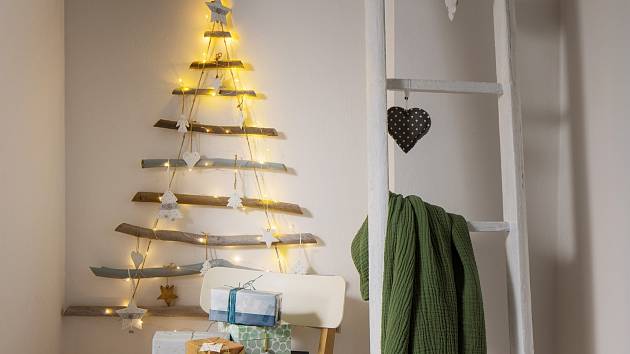 Tato dekorace nahradí i živý vánoční stromek.