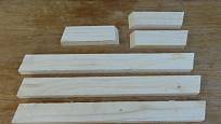 Výroba dřevěné trojnožky: Nohy jsou dlouhé 49 cm