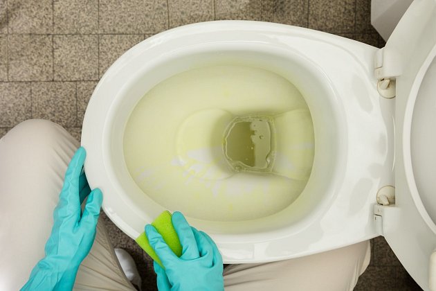 Stačí nechat roztok s kyselinou citornovou dvě až tři hodiny působit a záchod je jako nový.
