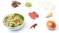 Na přípravu vietnamské polévky je potřeba jen pár surovin.
