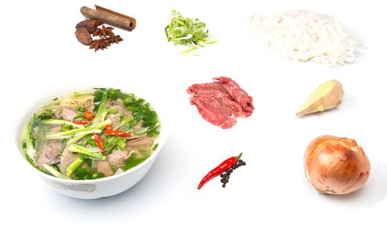 Na přípravu vietnamské polévky je potřeba jen pár surovin.