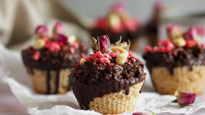 Mandlové muffiny s čokoládou