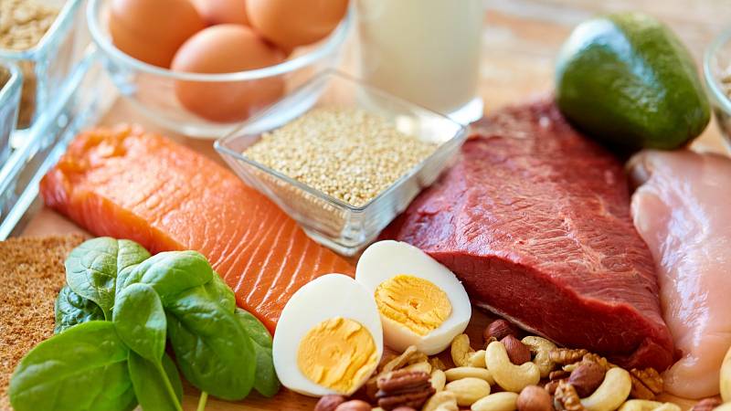 Zdroje bílkovin v jídelníčku