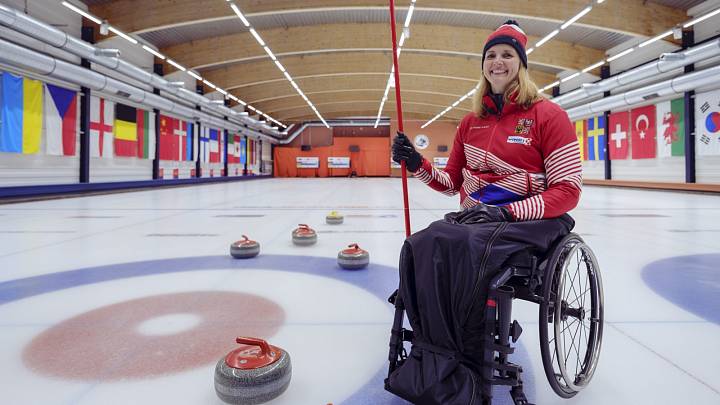 Curlingářka s hendikepem: Jeden kotrmelec jí navždy změnil život