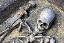 Hrob velkomoravského bojovníka pocházel z devátého století