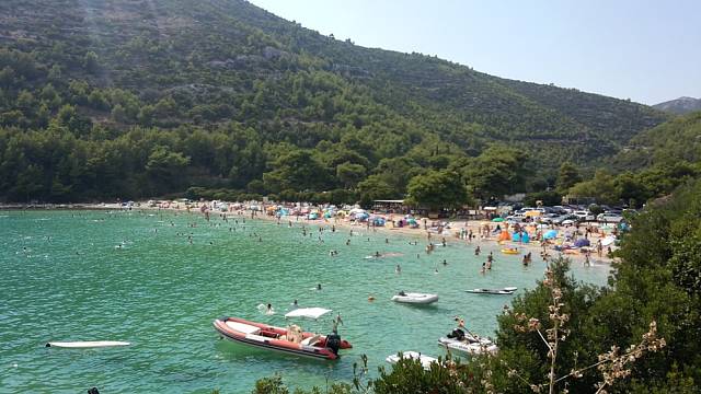 Písečné pláže jsou oblíbené i v Chorvatsku