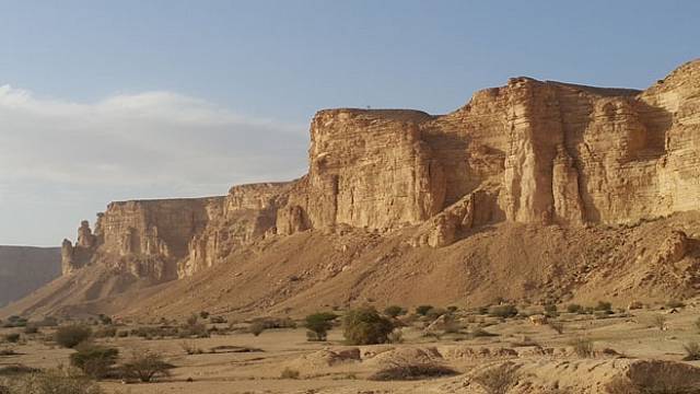 Ztracené město bylo objeveno u hory Tuwaiq v Saúdské Arábii