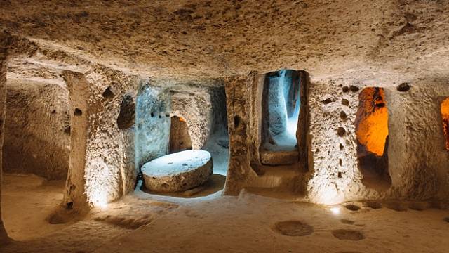 Podzemní město Derinkuyu je pro archeology stále velkou záhadou