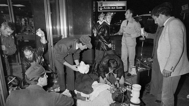 Výbuch bomby na hlavním železničním nádraží v Marseille 31. prosince 1983, za kterým stál Ilich Ramírez Sánchez