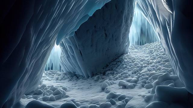 Ledová jeskyně Ningwu
