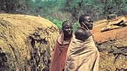 Masajské vesnice jsou primitivní a dočasné