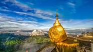 Zlatá pagoda v Myanmaru