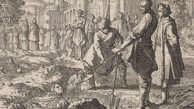 Infanticida se ve středověku trestala zahrabáním zaživa.